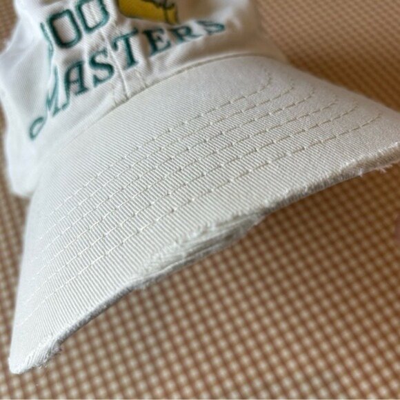 Masters GOLF hat adjustable distressed fabric Y2K 2000 classic preppy dad hat - Picture 3 of 12